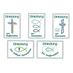 ITH Postkarten - Einladung Kommunion, Firmung, Konfirmation